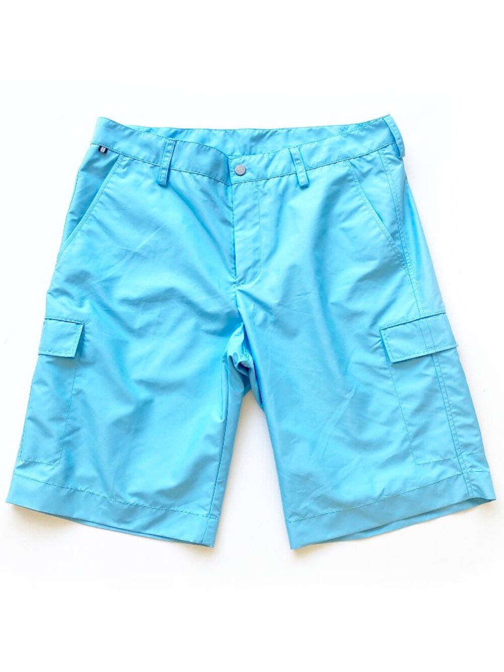 J.Lindeberg Mens Golf Cargo Shorts Regular Fit Bright Blue 32